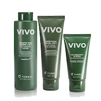 VIVO Set Shampoo con Gel Facial y Gel Hidratante